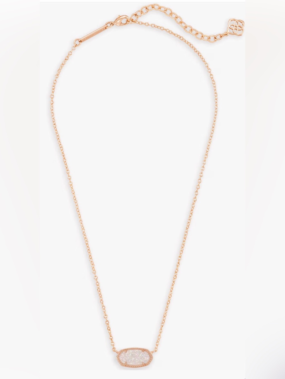 💫🪩Kendra Scott✨Elisa Gold Pendant Necklace in Iridescent Drusy